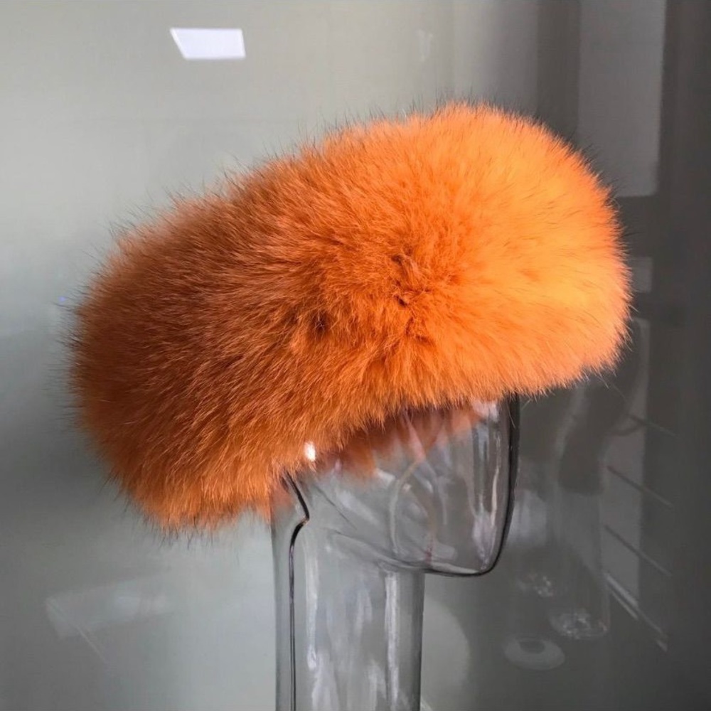 Fox fur head bands